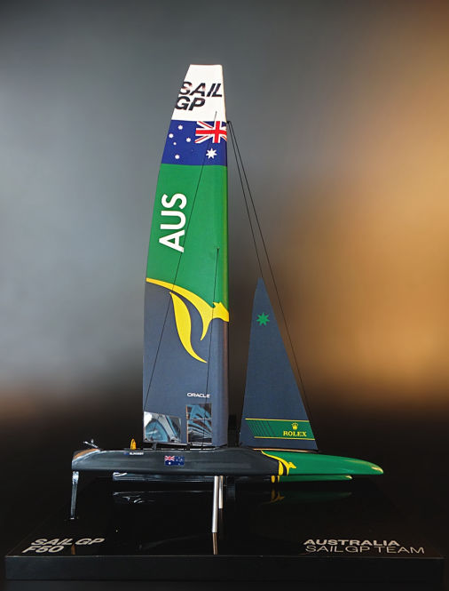 SailGP F50 Australia replica desk model