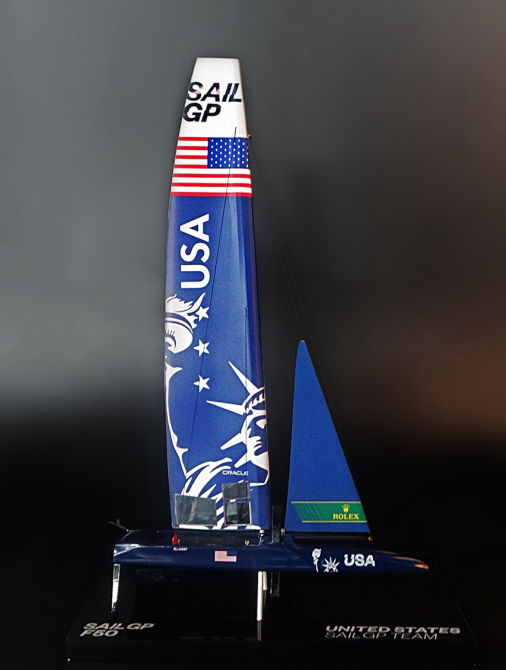 SailGP F50 United States replica desk model